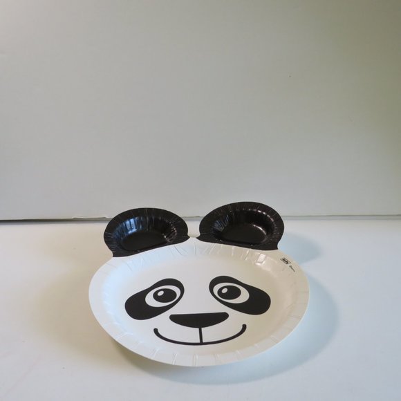 WHITE PANDA ZOO PALS Hefty paper plate (1 item) - Picture 3 of 4